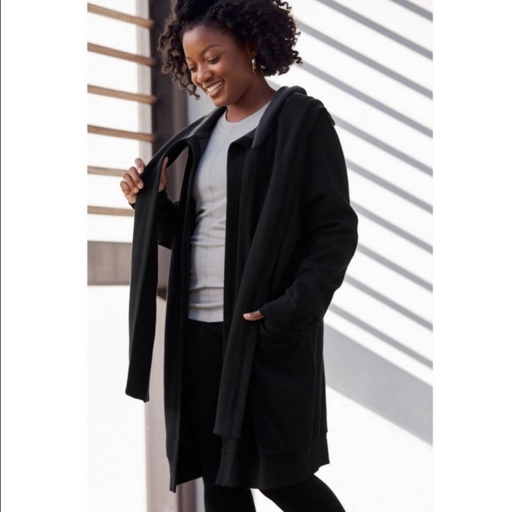 Fabletics Cardigan Scarf Wrap Sweater NWT